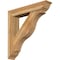 Ekena Millwork Funston Traditional Rough Sawn Bracket w/ Offset Brace, Western Red Cedar, 8"W x 42"D x 42"H BKT0806X42X42FST01RWR - alternate 1